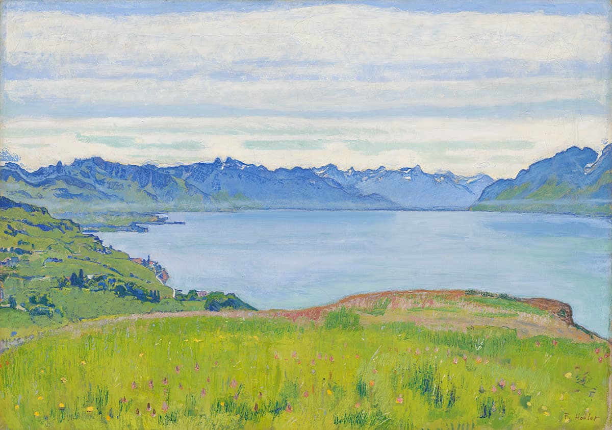 Landscape on Lake Geneva