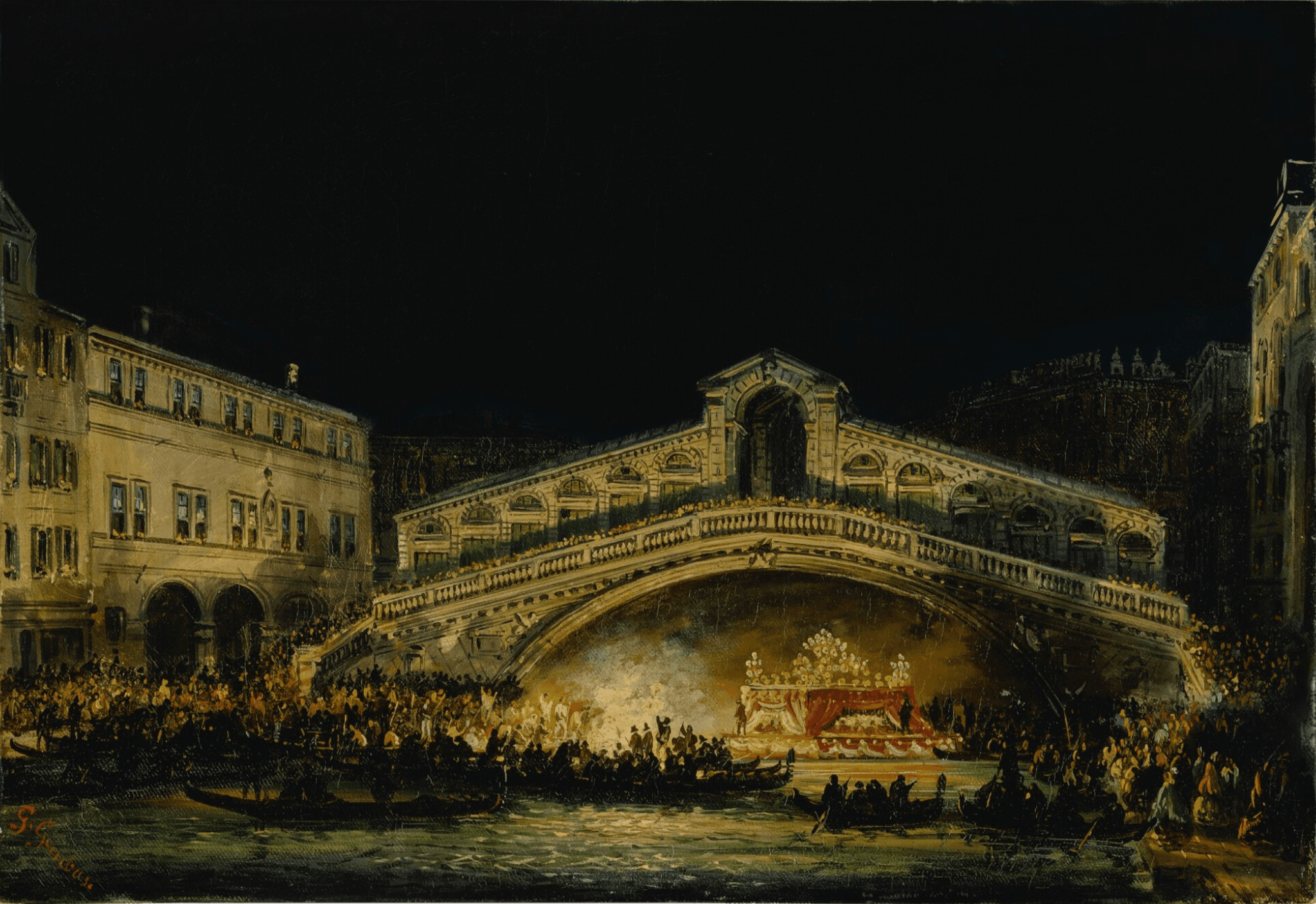 A Pair of Nocturnal Venetian Scenes II