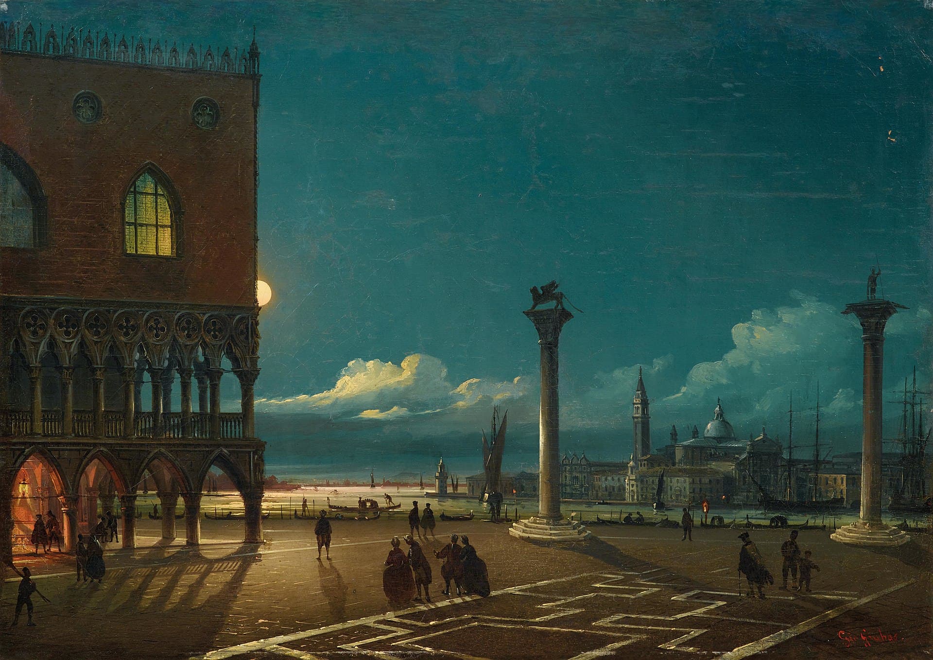 Piazza San Marco by Moonlight