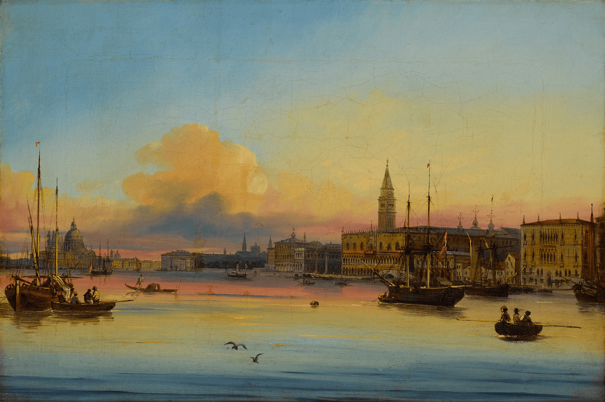 View of the Bacino at Sunset