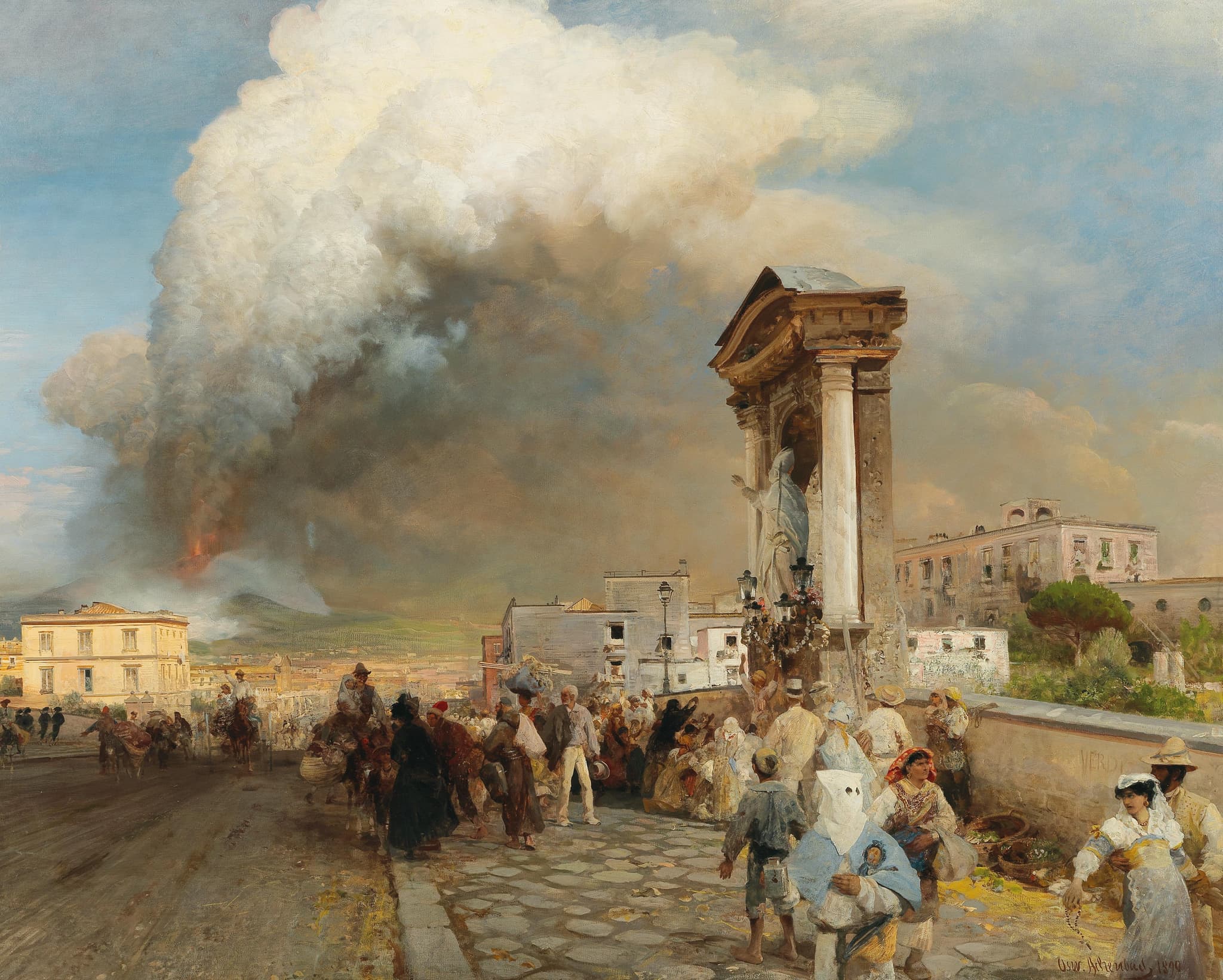 Naples at the Eruption of Vesuvius
